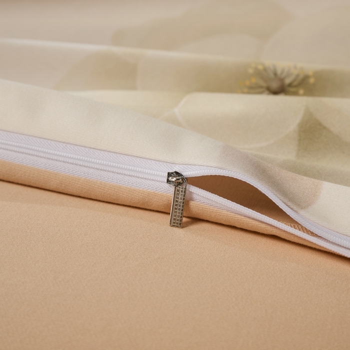 91家纺网 家纺一手货源 找家纺 薏思家纺 2025新款全棉纯棉活性生态磨毛数码印花四件套-花卉类 繁花桔