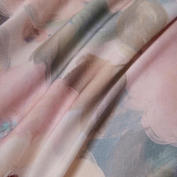 91家纺网 家纺一手货源 找家纺 薏思家纺 2025新款全棉纯棉活性生态磨毛数码印花四件套-花卉类 赫拉小姐-紫