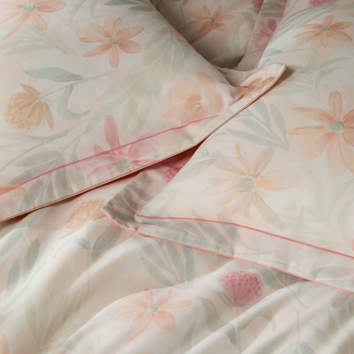 91家纺网 家纺一手货源 找家纺 薏思家纺 2025新款全棉纯棉活性生态磨毛数码印花四件套-花卉类 花期