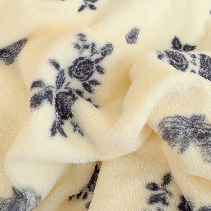 91家纺网 家纺一手货源 找家纺 酱子 2025新款200克高克重印花牛奶绒四件套 花汐