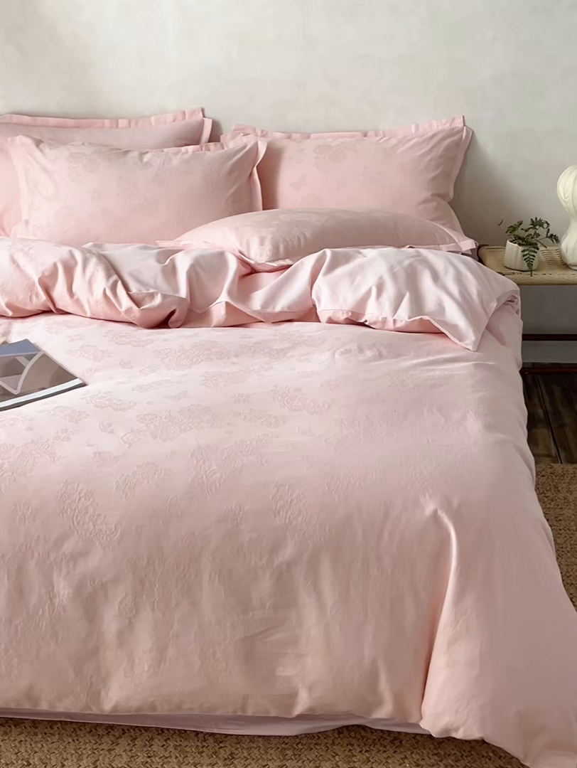 91家纺网 家纺一手货源 找家纺 （总）千朵森 2025新款全棉纯棉提花磨毛四件套-科罗拉