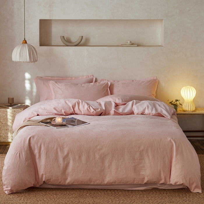 91家纺网 家纺一手货源 找家纺 （总）千朵森 2025新款全棉纯棉提花磨毛四件套-科罗拉