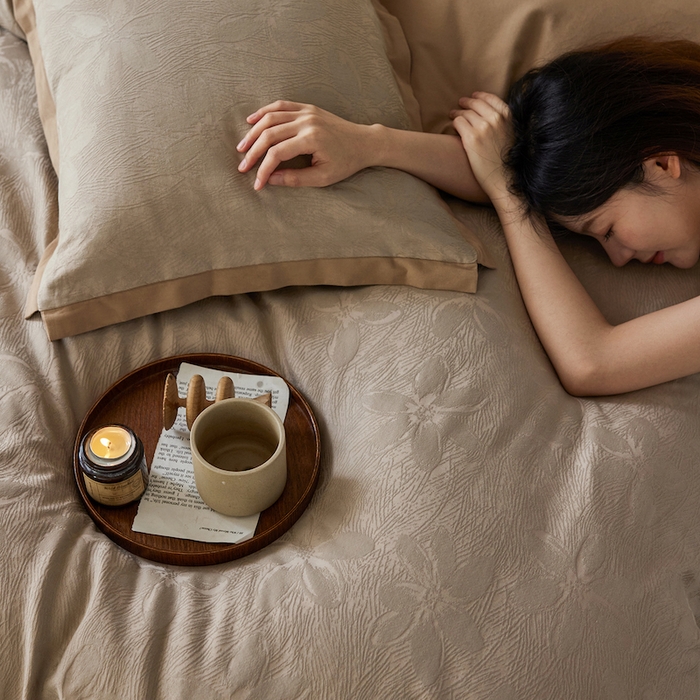 91家纺网 家纺一手货源 找家纺 千朵森 2025新款全棉纯棉提花磨毛四件套-科罗拉 科罗拉-暖眠