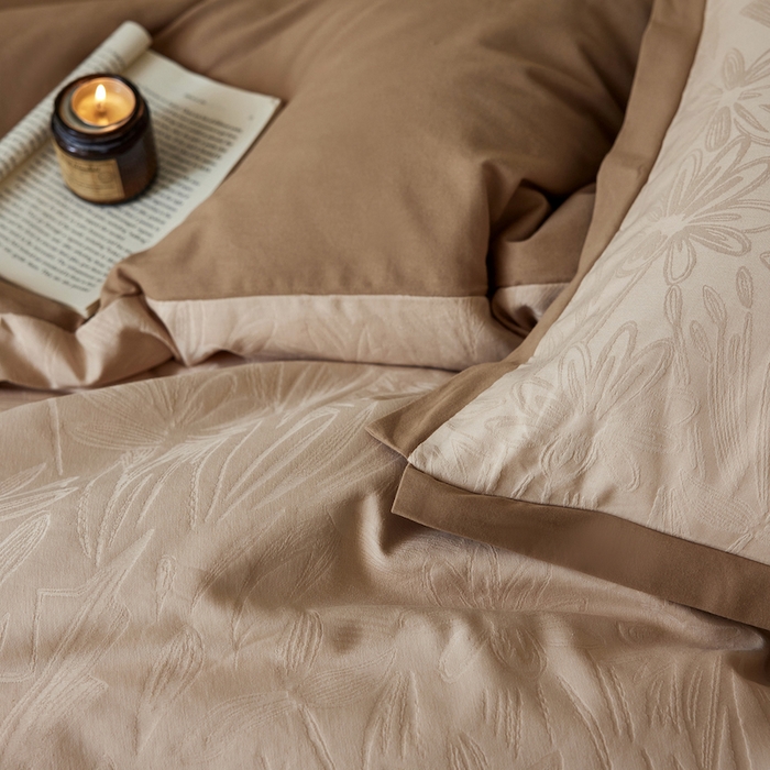 91家纺网 家纺一手货源 找家纺 千朵森 2025新款全棉纯棉提花磨毛四件套-科罗拉 科罗拉-小酣开版