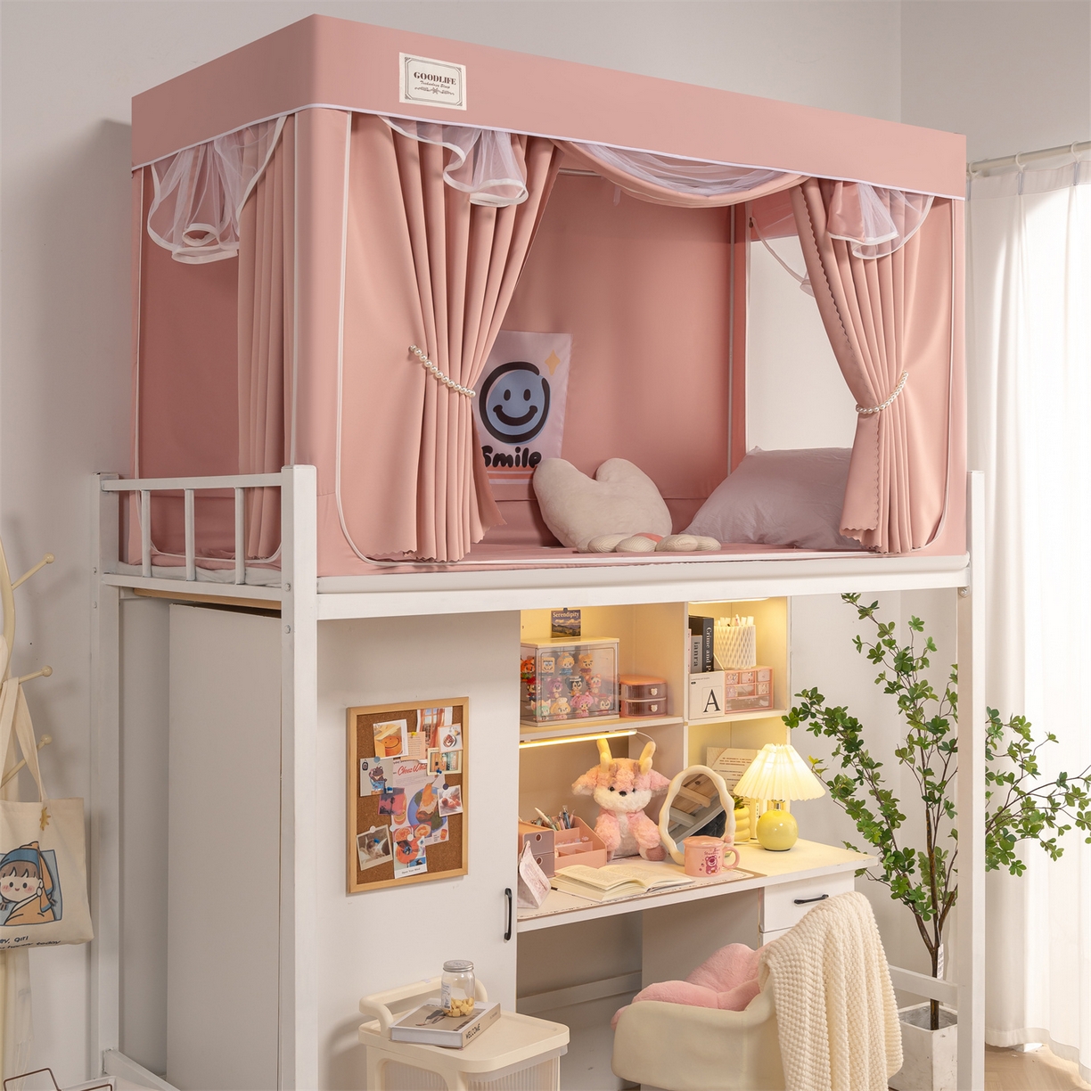 91家纺网 家纺一手货源 找家纺 （总）新太阳蚊帐 2025新款学生上下铺高精密面料强遮光蚊帐（6面全包 有底款）