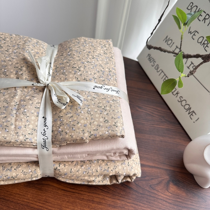 爱思佳 2024新款A类母婴全棉双层纱印花四件套直播热卖系列-系列一 玛雅