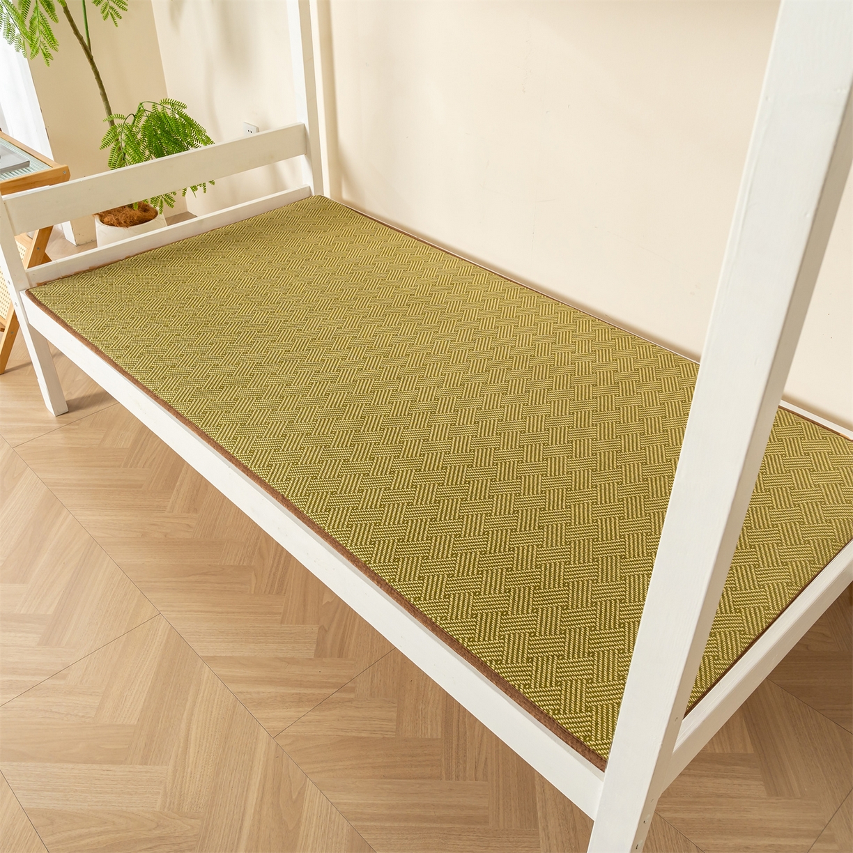 91家纺网 家纺一手货源 找家纺 （总）新太阳蚊帐 2025新款学生宿舍冰藤席凉席