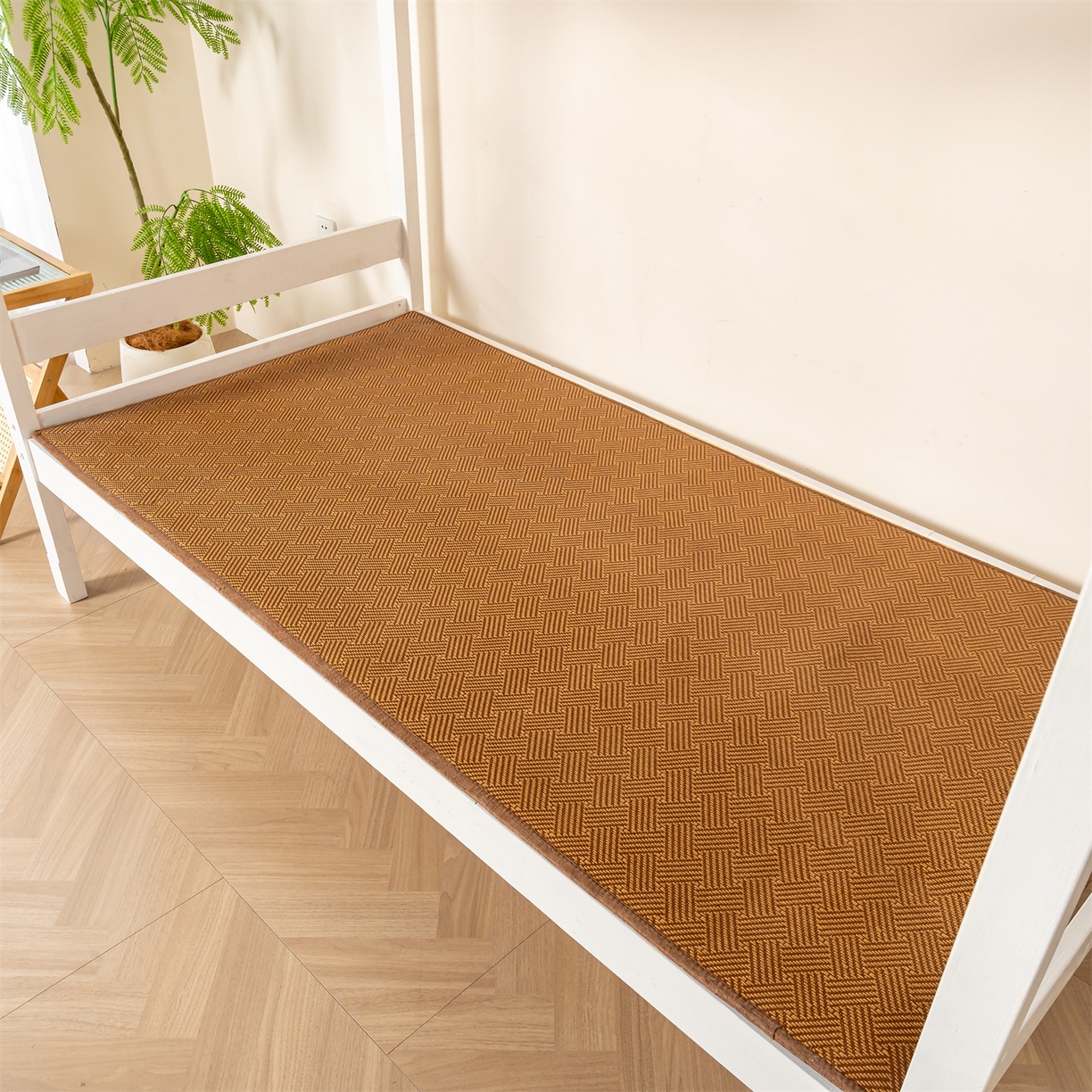 91家纺网 家纺一手货源 找家纺 （总）新太阳蚊帐 2025新款学生宿舍冰藤席凉席