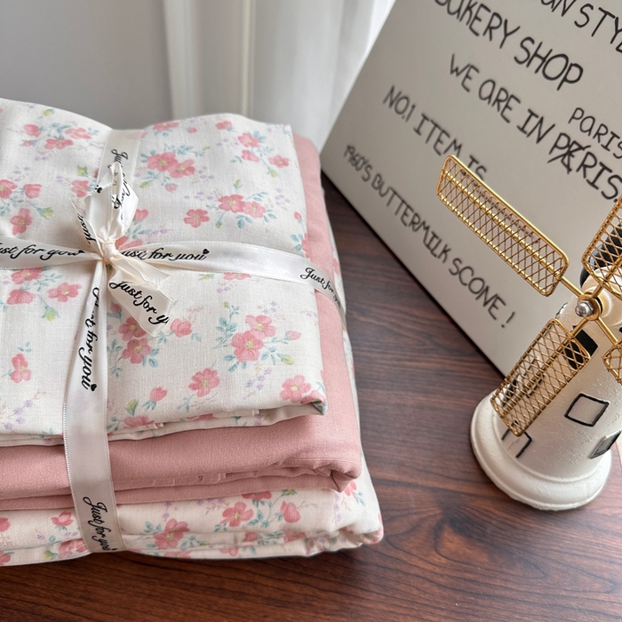 爱思佳 2024新款A类母婴全棉双层纱印花四件套直播热卖系列-系列一 孝琳