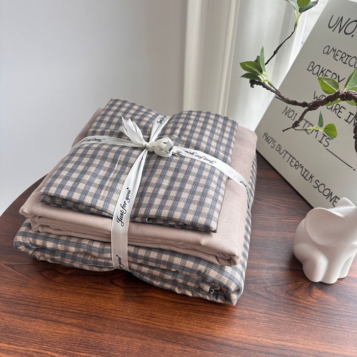 91家纺网 家纺一手货源 找家纺 （总）爱思佳 2024新款A类母婴全棉双层纱印花四件套直播热卖系列-系列二