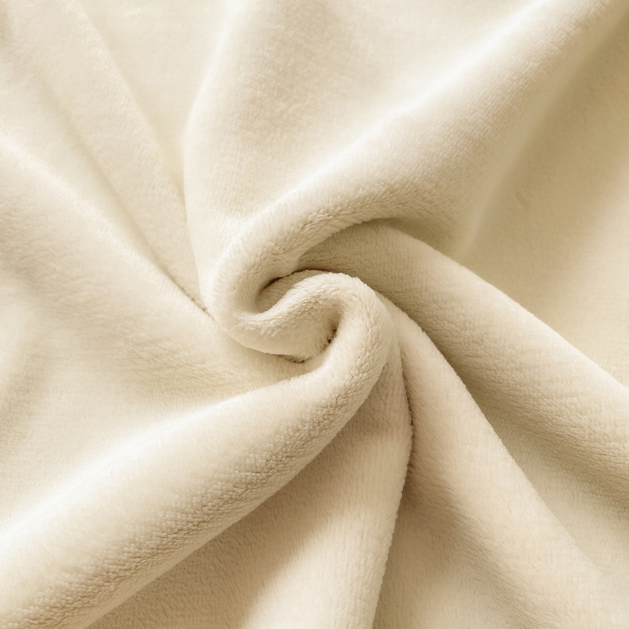 91家纺网 家纺一手货源 找家纺 酱子 2025新款纯色双拼牛奶绒四件套190克 奶黄+米灰