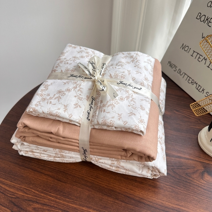 91家纺网 家纺一手货源 找家纺 （总）爱思佳 2024新款A类母婴全棉双层纱印花四件套直播热卖系列-系列二