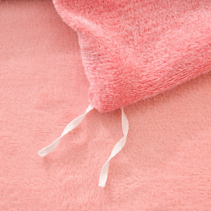 91家纺网 家纺一手货源 找家纺 牵梦萦 2025新款雪花绒小清新印花四件套 彩虹爱心