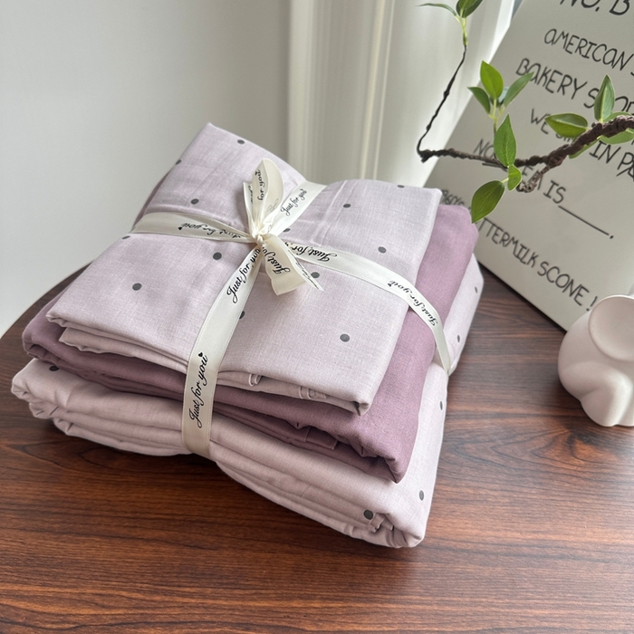 91家纺网 家纺一手货源 找家纺 （总）爱思佳 2024新款A类母婴全棉双层纱印花四件套直播热卖系列-系列二