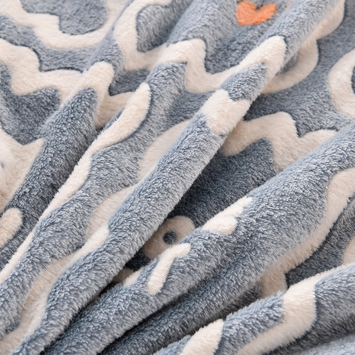 91家纺网 家纺一手货源 找家纺 牵梦萦 2025新款雪花绒小清新印花四件套 快乐猫咪