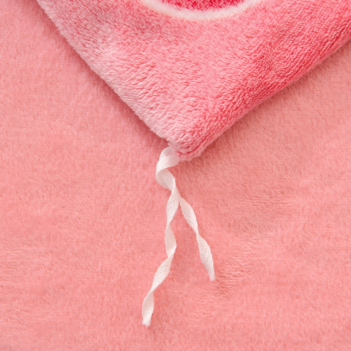 91家纺网 家纺一手货源 找家纺 牵梦萦 2025新款雪花绒小清新印花四件套 小熊冰激凌