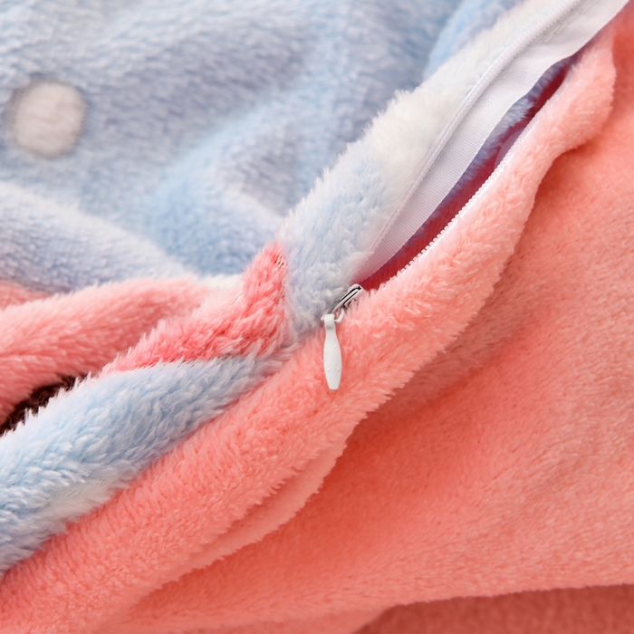 91家纺网 家纺一手货源 找家纺 牵梦萦 2025新款雪花绒小清新印花四件套 小熊乐园