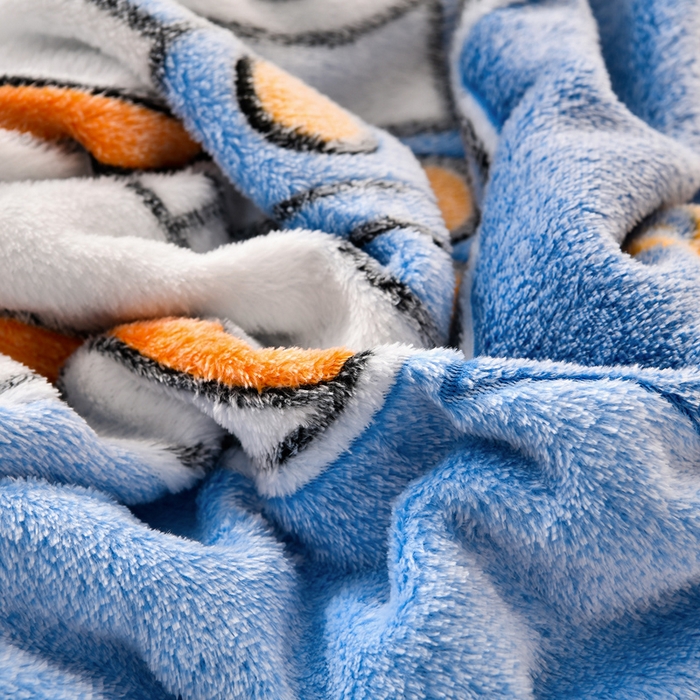 91家纺网 家纺一手货源 找家纺 牵梦萦 2025新款雪花绒小清新印花四件套 宇航员