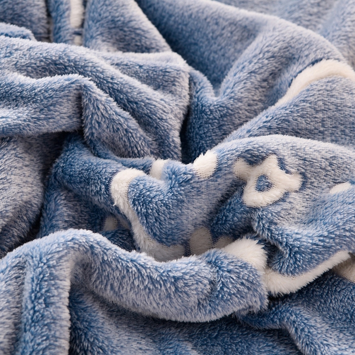 91家纺网 家纺一手货源 找家纺 牵梦萦 2025新款雪花绒小清新印花四件套 云朵