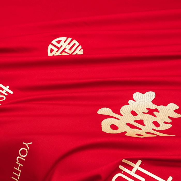 91家纺网 家纺一手货源 找家纺 卓缦家纺 2025新款水洗磨毛婚庆床单/床笠 千喜图