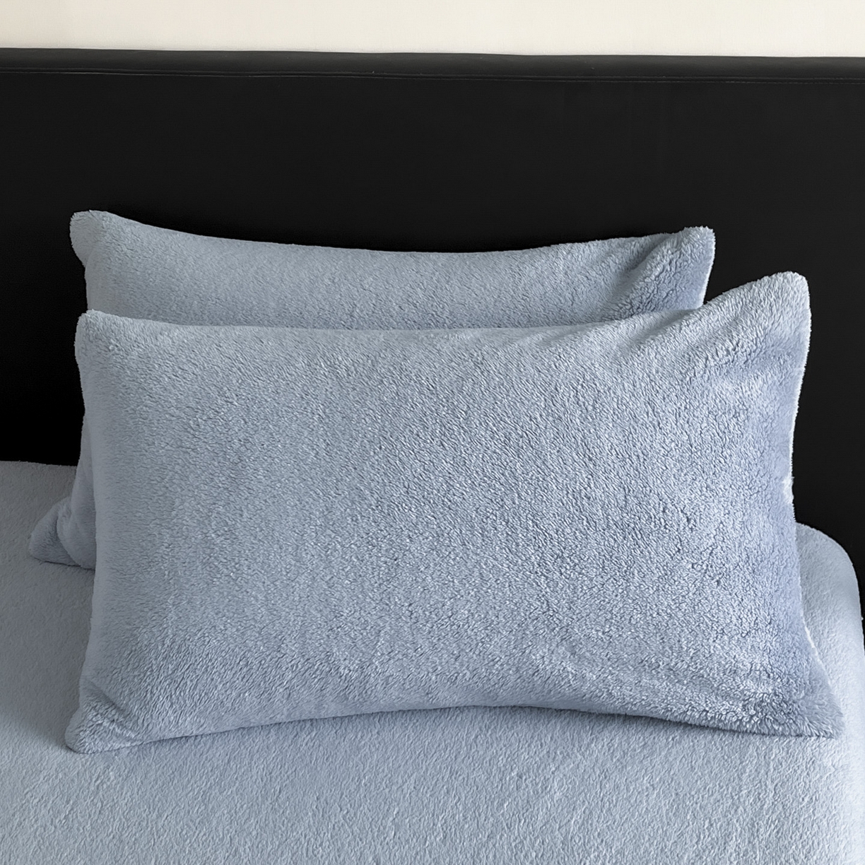 91家纺网 家纺一手货源 找家纺 欧邦 2025新款舒棉半边绒床笠 床笠款-云雾蓝