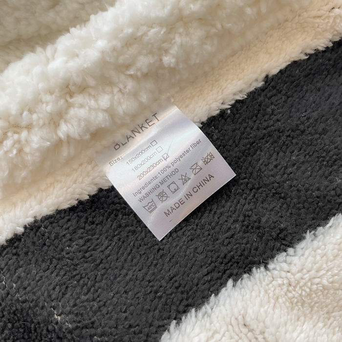 91家纺网 家纺一手货源 找家纺 （总）美洲琳 2025新款羊羔绒复合简约现代休闲毯