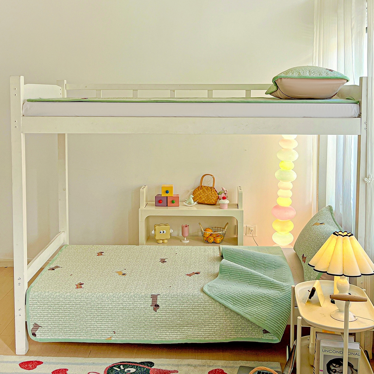 91家纺网 家纺一手货源 找家纺 （总）恒尚居 2025新款学生床盖纯棉牛奶绒正反两用夹棉床单床垫-秋冬款-四季通用【系列一】