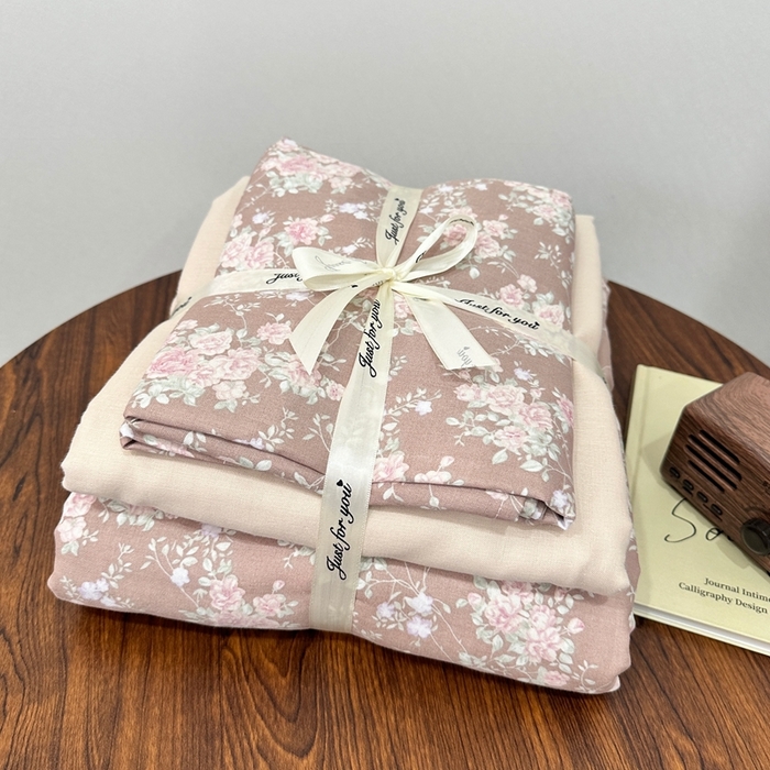 爱思佳 2024新款A类母婴全棉双层纱印花四件套直播热卖系列三 叠拍图 屋顶花园