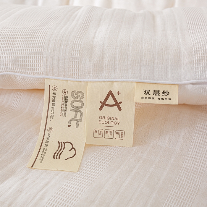 91家纺网 家纺一手货源 找家纺 （总）心梦泽家纺 2025新款全棉水洗双层纱大豆纤维被子纯棉超柔冬被春秋被芯