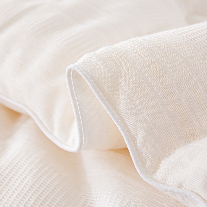 91家纺网 家纺一手货源 找家纺 （总）心梦泽家纺 2025新款全棉水洗双层纱大豆纤维被子纯棉超柔冬被春秋被芯