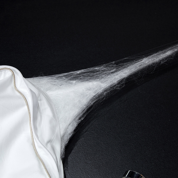 91家纺网 家纺一手货源 找家纺 蚕云阁蚕丝家居 2025新款舒适蚕丝被一级桑蚕丝花赋系列被子被芯 雪域白一级桑蚕丝