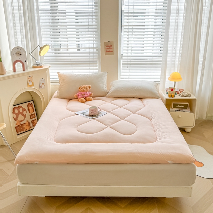 91家纺网 家纺一手货源 找家纺 （总）贝扬思家纺 2025新款云感双层纱软床垫床褥