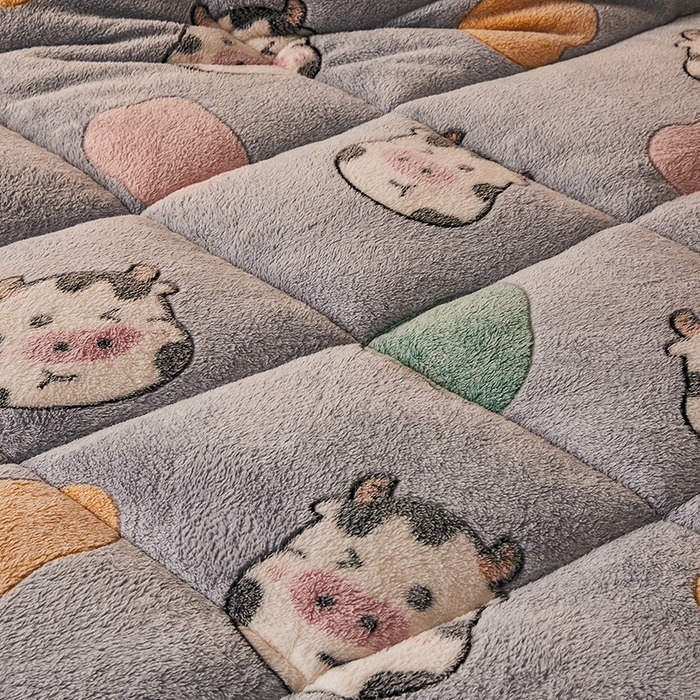 91家纺网 家纺一手货源 找家纺 梦初语 2025新款羊羔绒被子棉被双面绒冬被秋冬季保暖加厚雪花绒被芯直播 勇敢牛牛