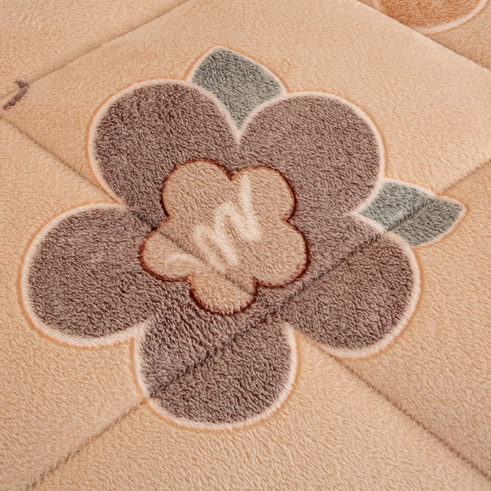 91家纺网 家纺一手货源 找家纺 梦初语 2025新款羊羔绒被子棉被双面绒冬被秋冬季保暖加厚雪花绒被芯直播 幸福花开