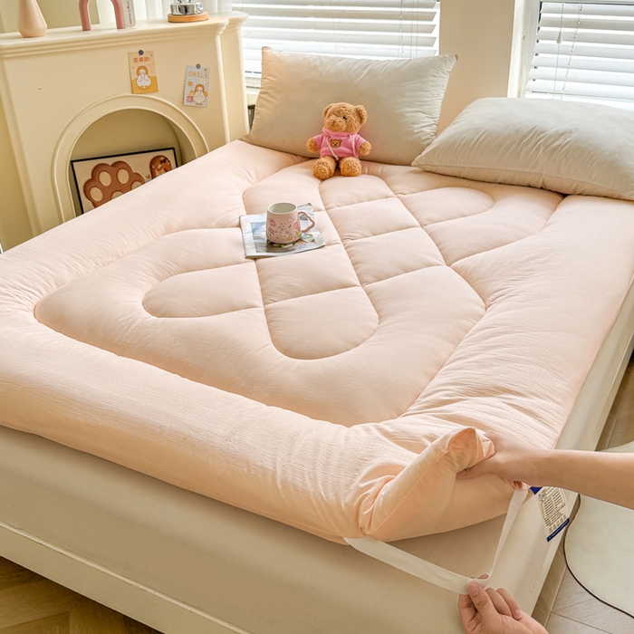 91家纺网 家纺一手货源 找家纺 （总）贝扬思家纺 2025新款云感双层纱软床垫床褥