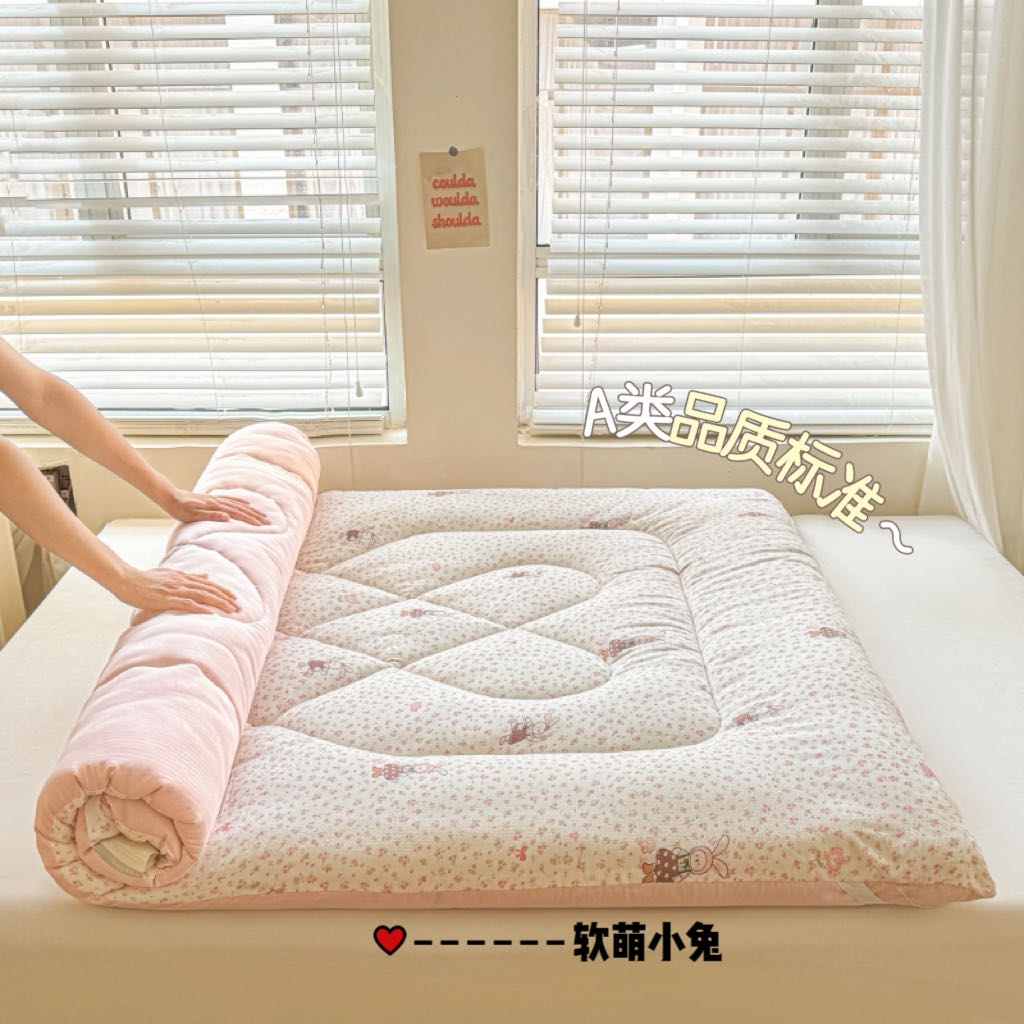 91家纺网 家纺一手货源 找家纺 （总）贝扬思家纺 2025新款云感双层纱软床垫床褥