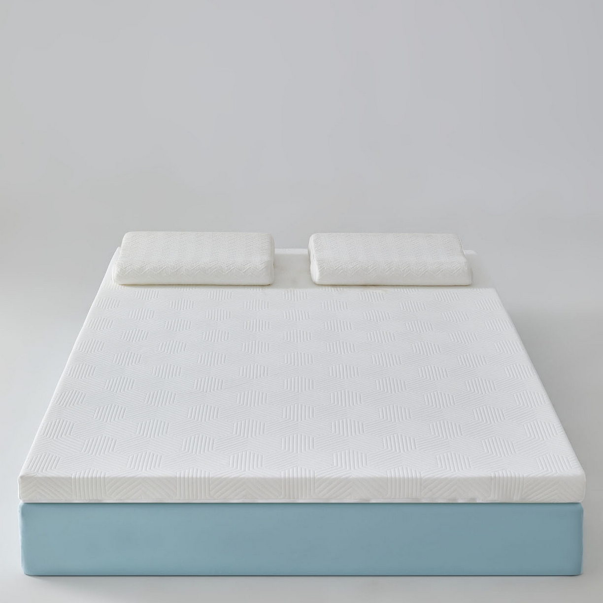 91家纺网 家纺一手货源 找家纺 暖季家纺 2025新款零压深睡眠成人记忆棉针织棉提花床垫 云逸