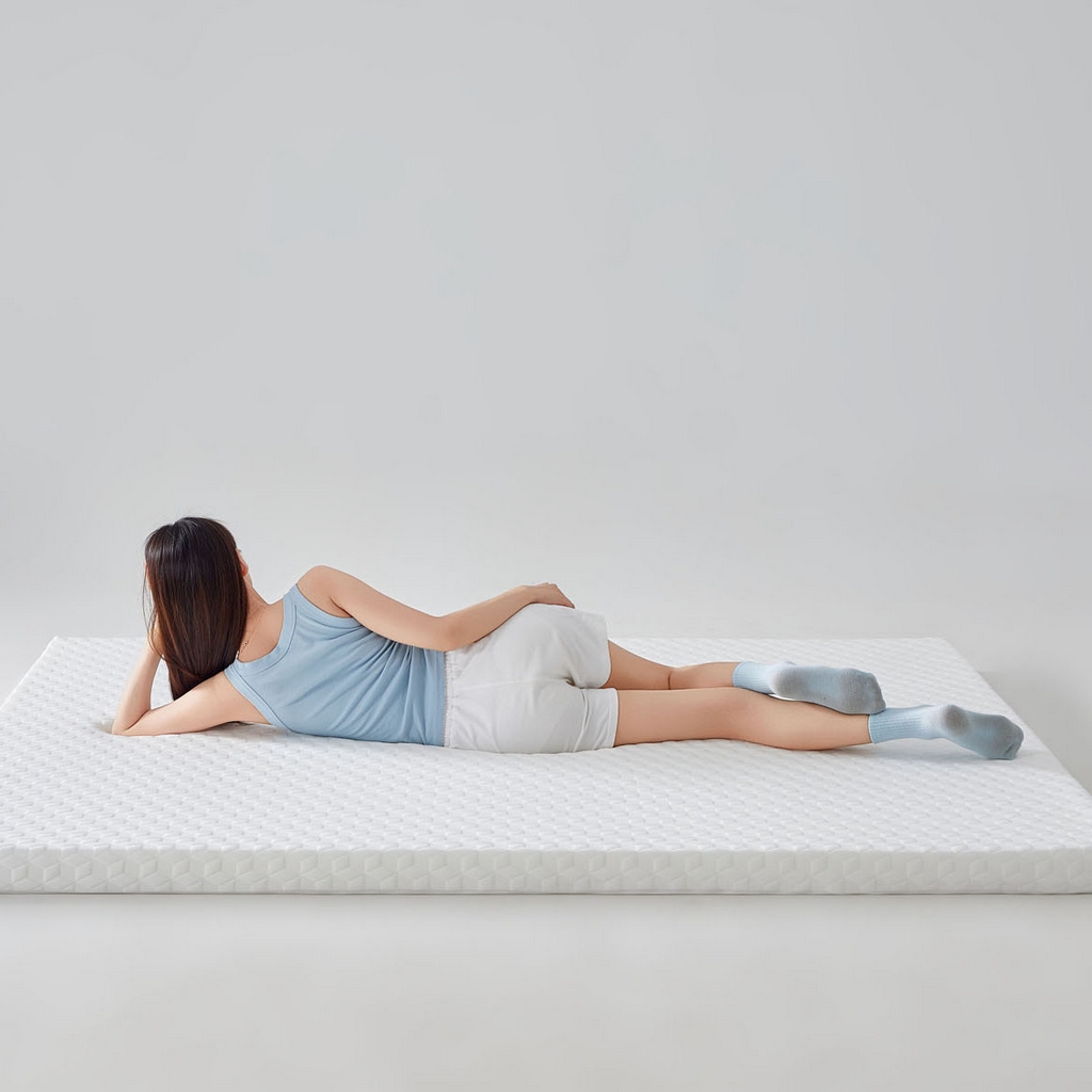 91家纺网 家纺一手货源 找家纺 暖季家纺 2025新款零压深睡眠成人记忆棉针织棉提花床垫 菱悦