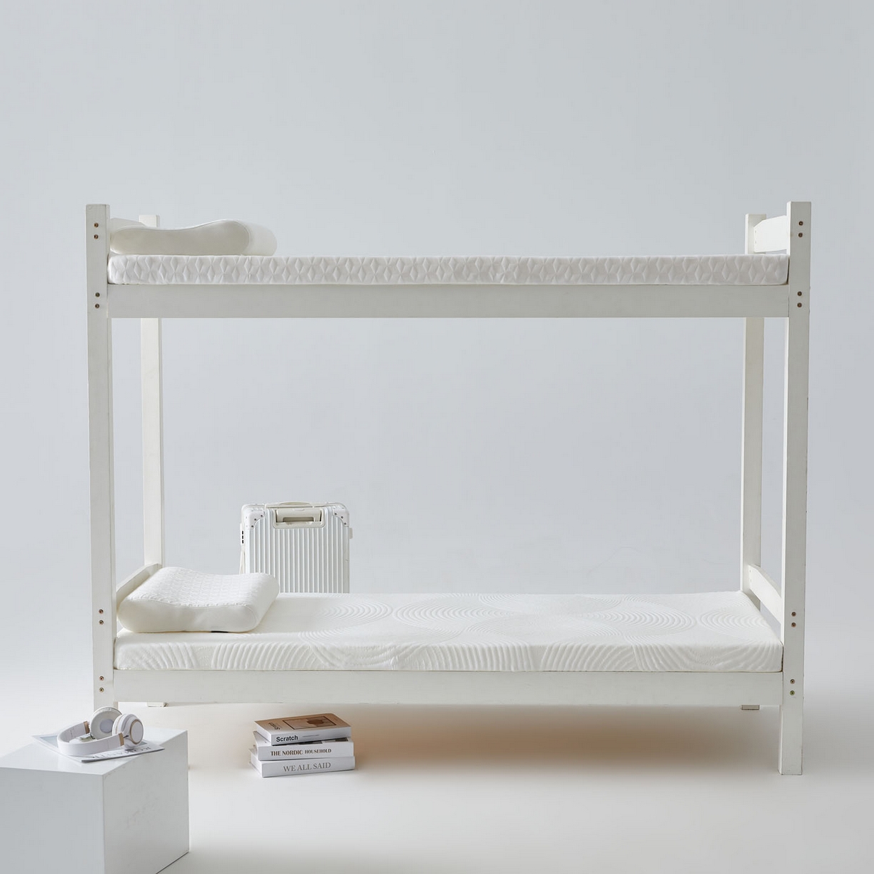 91家纺网 家纺一手货源 找家纺 暖季家纺 2025新款零压深睡眠学生记忆棉针织棉提花床垫 清韵