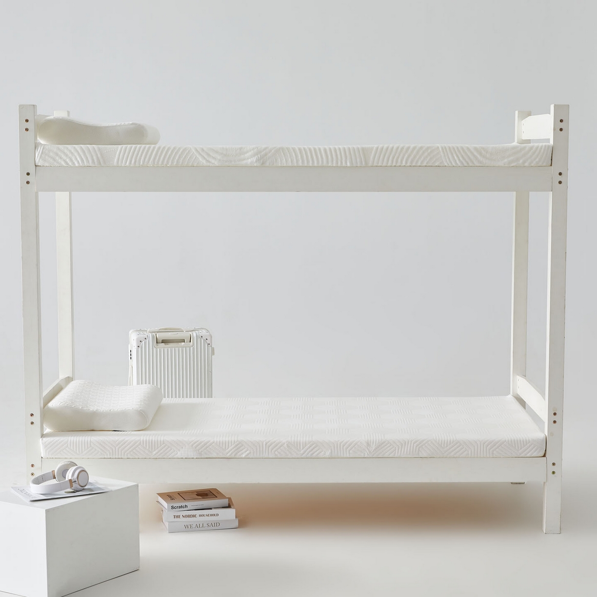 91家纺网 家纺一手货源 找家纺 暖季家纺 2025新款零压深睡眠学生记忆棉针织棉提花床垫 云逸