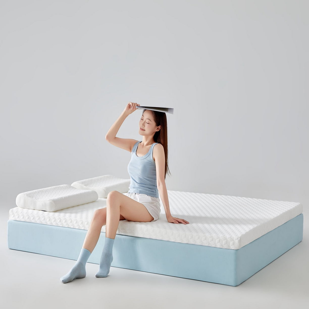 91家纺网 家纺一手货源 找家纺 （总）暖季家纺 2025新款零压深睡眠成人记忆棉针织棉提花床垫