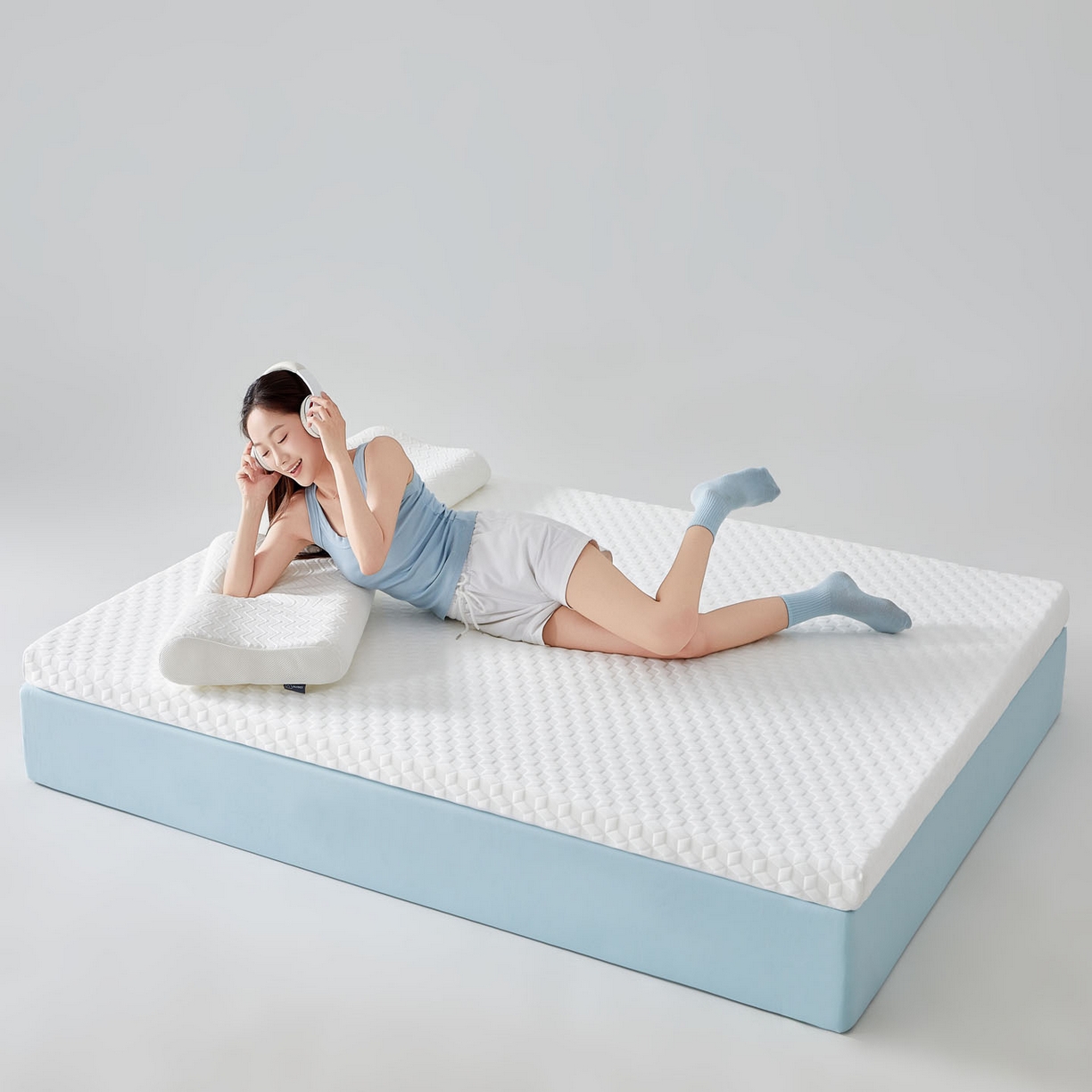 91家纺网 家纺一手货源 找家纺 （总）暖季家纺 2025新款零压深睡眠成人记忆棉针织棉提花床垫