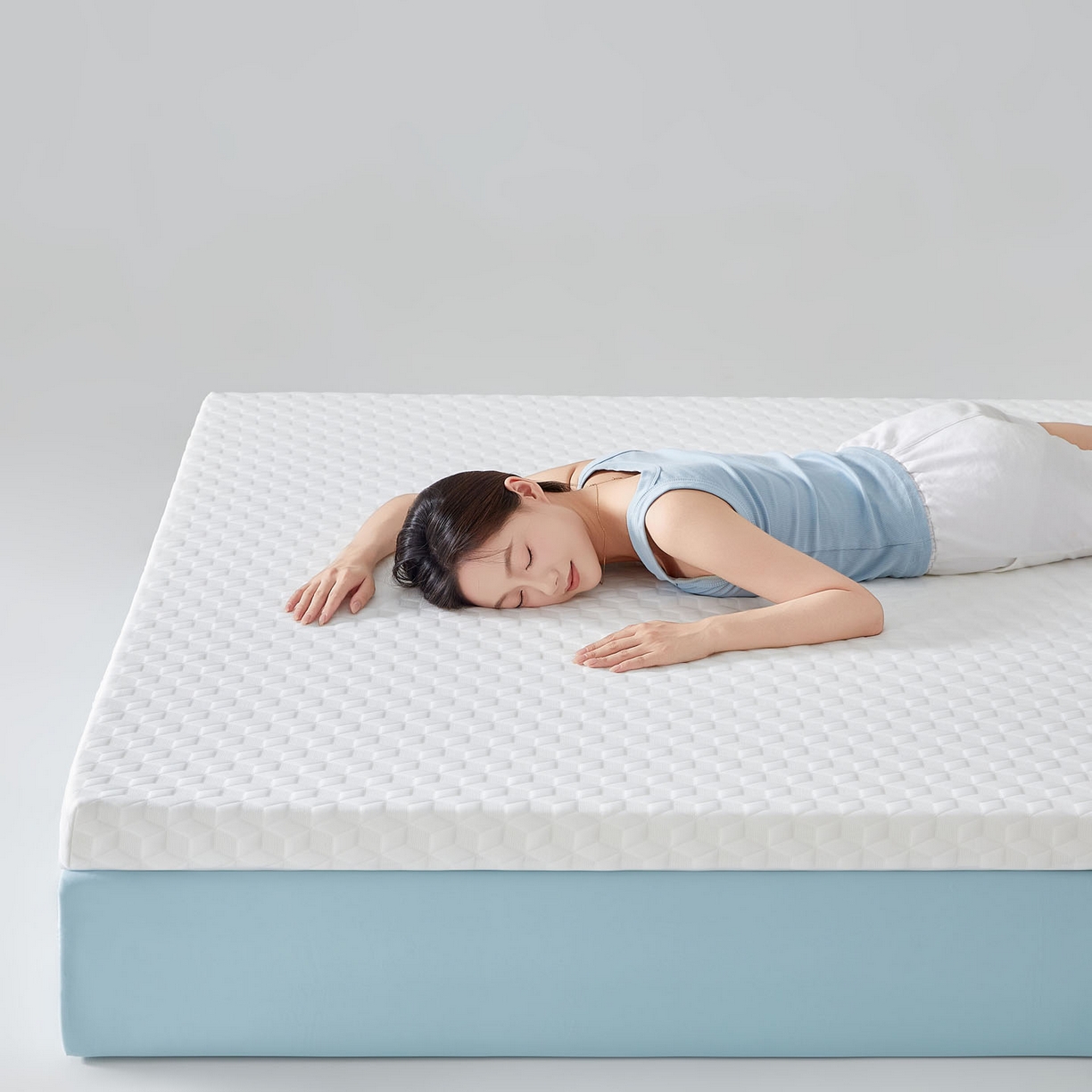 91家纺网 家纺一手货源 找家纺 （总）暖季家纺 2025新款零压深睡眠成人记忆棉针织棉提花床垫