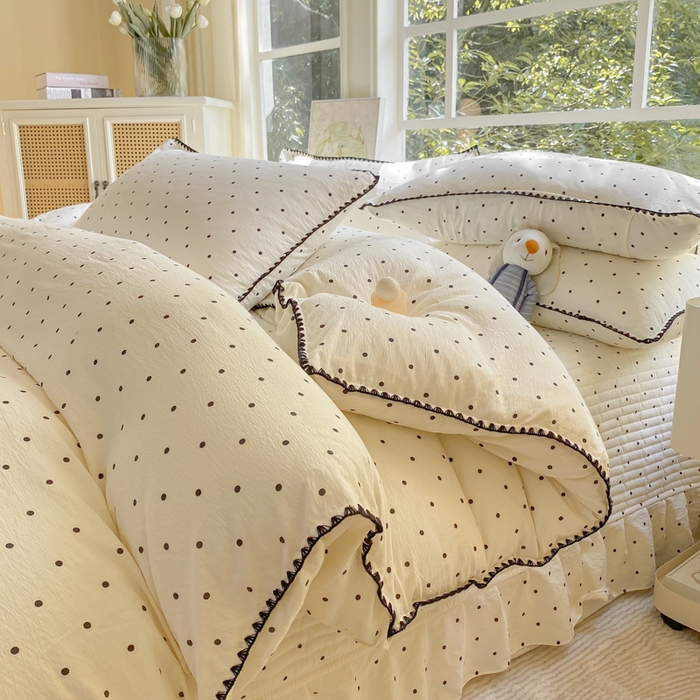 91家纺网 家纺一手货源 找家纺 （总）梦可莱家居 2025新款木棉床盖四件套