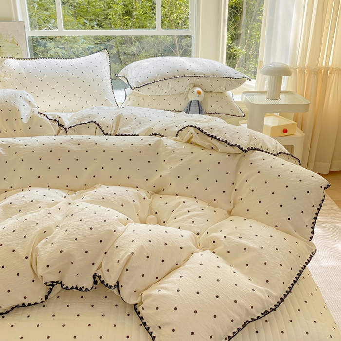 91家纺网 家纺一手货源 找家纺 （总）梦可莱家居 2025新款木棉床盖四件套