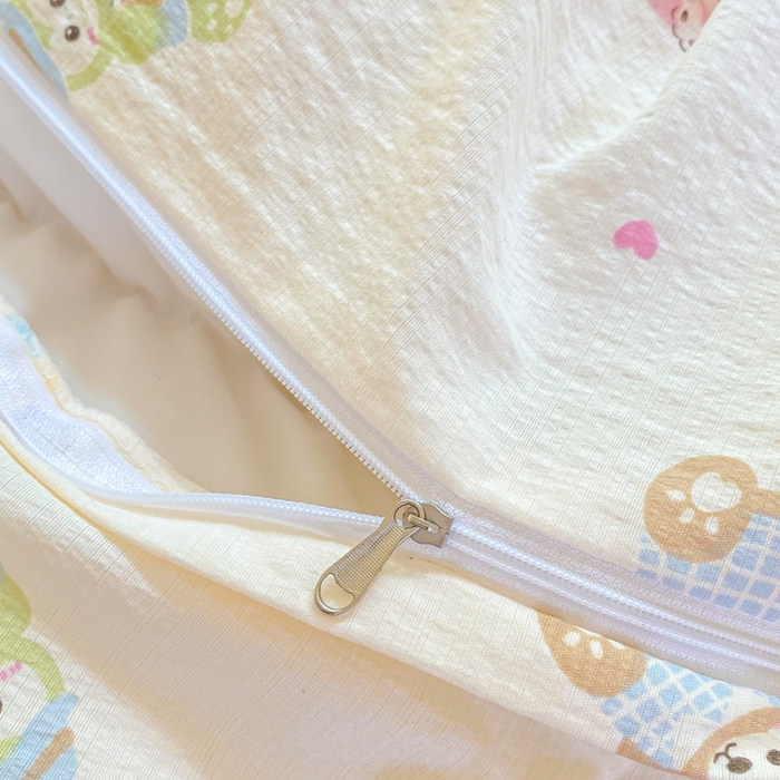 91家纺网 家纺一手货源 找家纺 梦可莱家居 2025新款木棉床盖四件套 动漫卡通