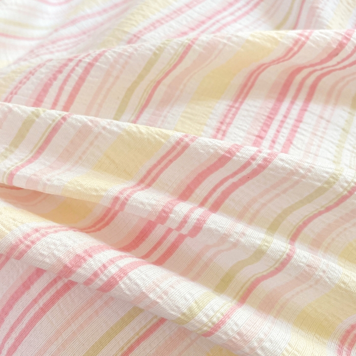 91家纺网 家纺一手货源 找家纺 梦可莱家居 2025新款木棉床盖四件套 粉蝴蝶结