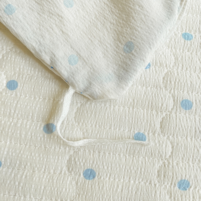 91家纺网 家纺一手货源 找家纺 梦可莱家居 2025新款木棉床盖四件套 兰波点