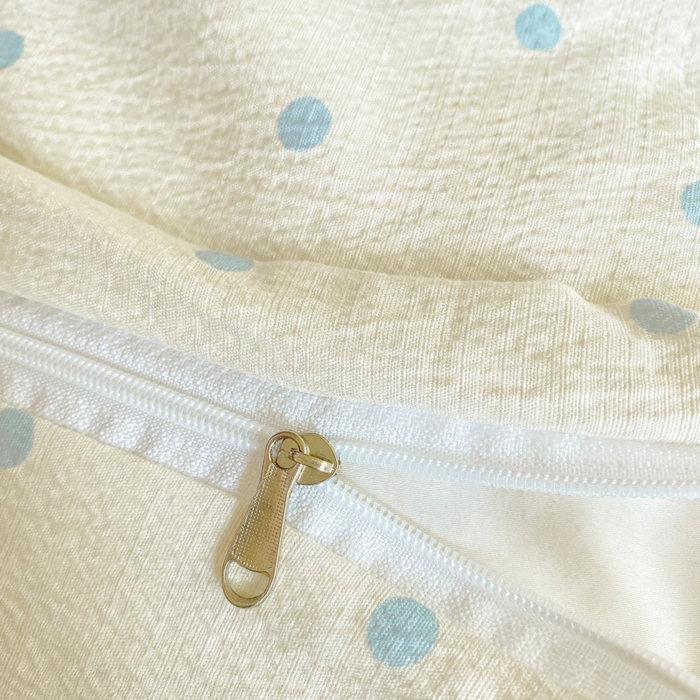 91家纺网 家纺一手货源 找家纺 梦可莱家居 2025新款木棉床盖四件套 兰波点