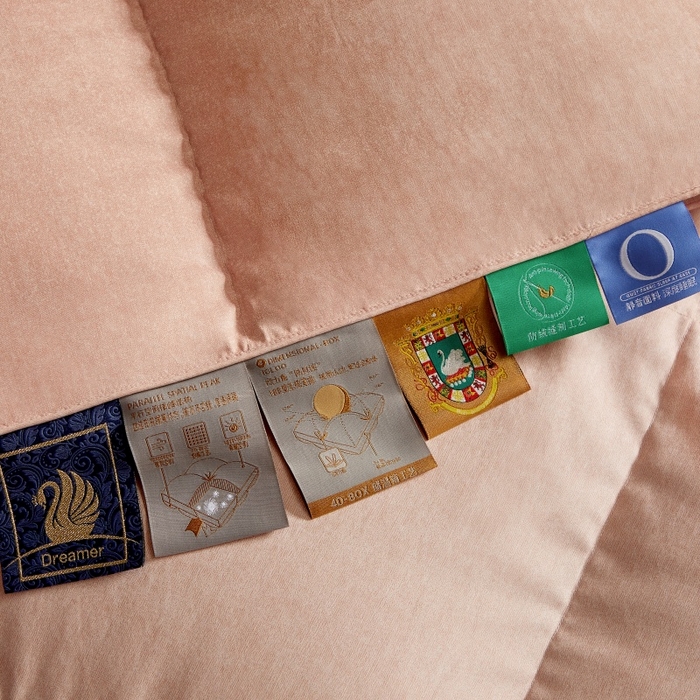 91家纺网 家纺一手货源 找家纺 织梦人羽绒工厂店2025新款高蓬松羽绒被85鸭绒大牌同款花型-绣花蝶韵蝶舞drio 山水汇